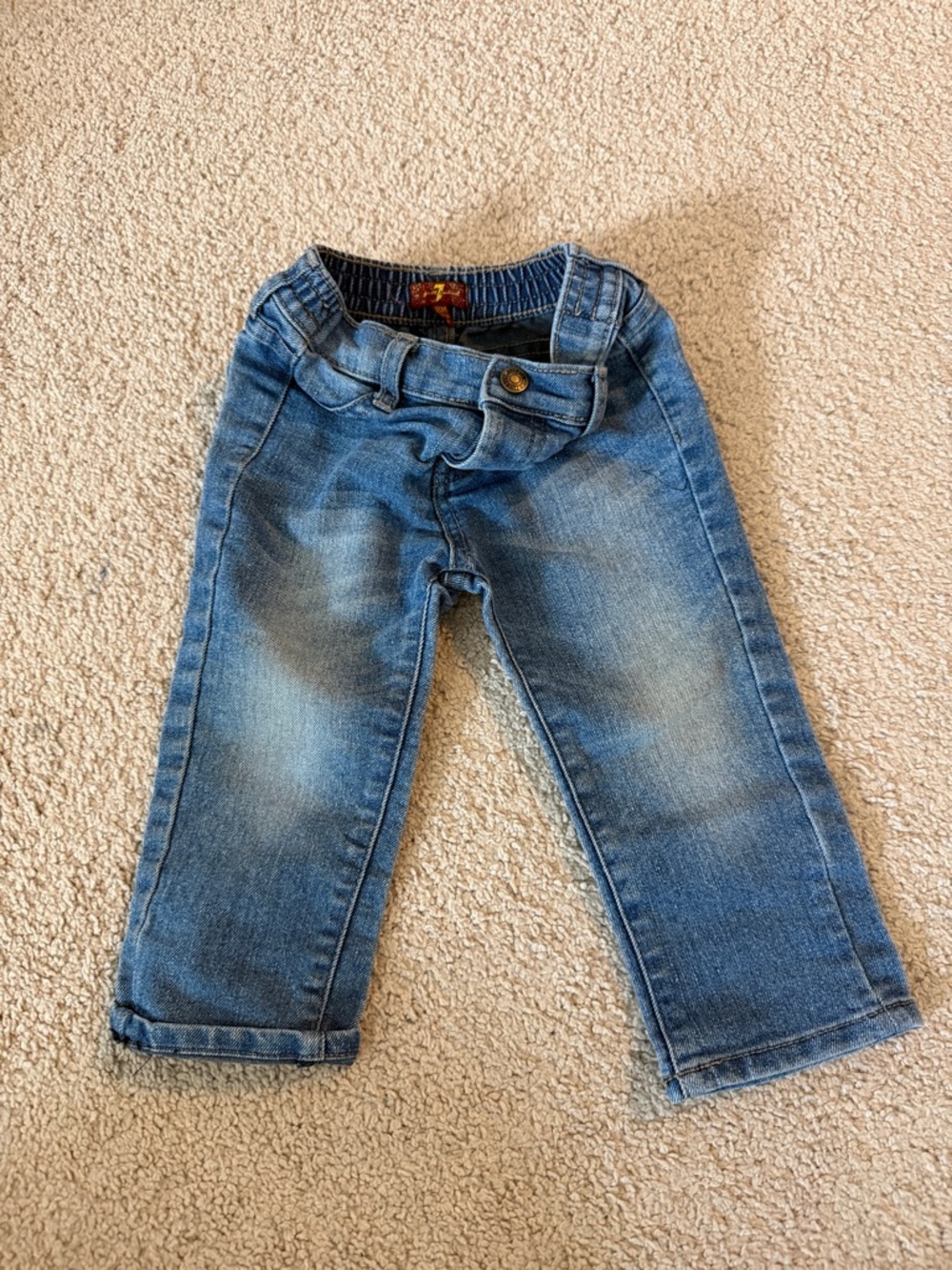 7 For All Mankind Light Blue Kids Denim Jeans